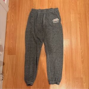 Roots Charcoal Grey Jogger Sweatpants